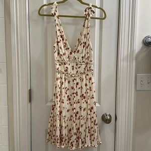 Böhme Ivory Floral Dress NEVER WORN - S